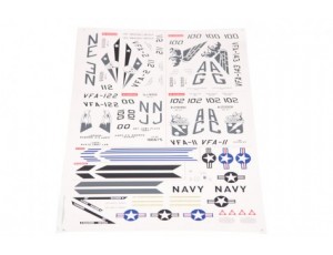 FMS / ROC F/A-18F Super Hornet 70mm EDF Jet Decal Set